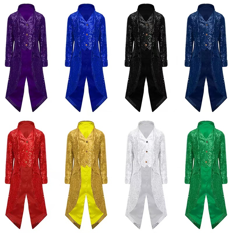 Men'S Medieval Formal Wear - 2025 Spring/autumn New Medieval Retro Punk