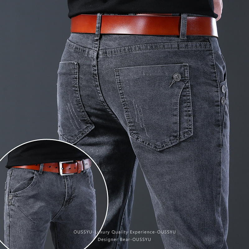 Men Formal Wear Brands - Brand Clothing Men Elastic Slim Leg