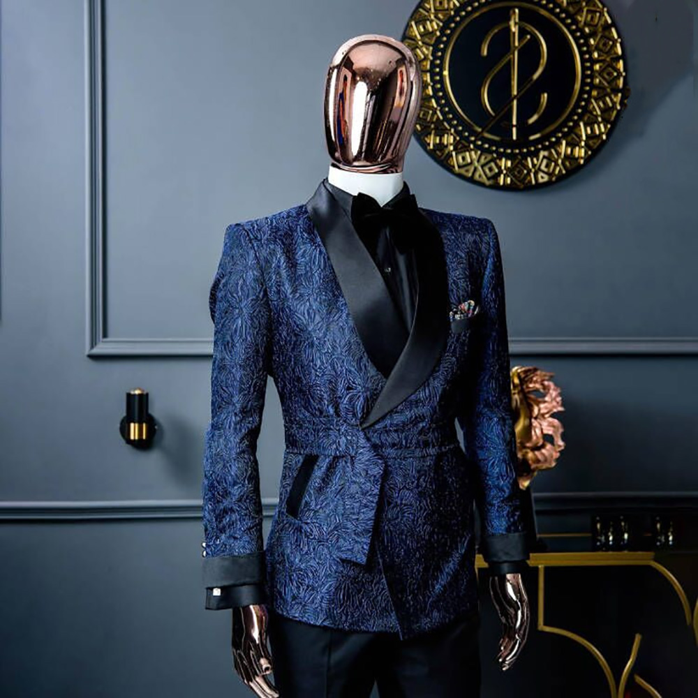 Men'S Formal Wear No Suit - Fashion Wedding Men Suits New Jacquard