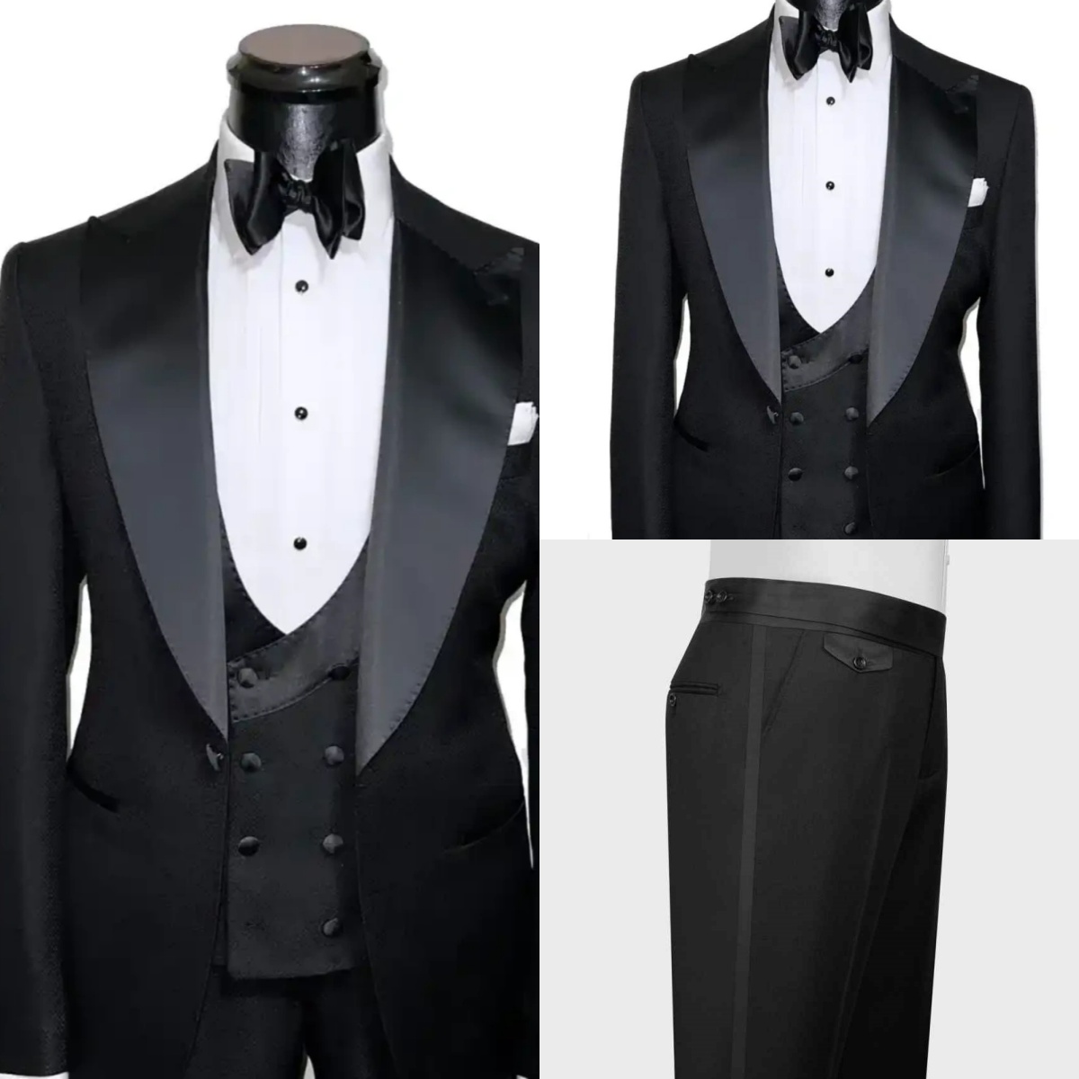Men'S Formal Wear No Suit - Formal Wedding Tuxedos Peaked Lapel 3