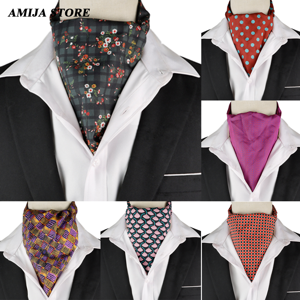 Men Formal Wear With Scarf - Classic Jacquard Paisley Men's Scarf Wedding
