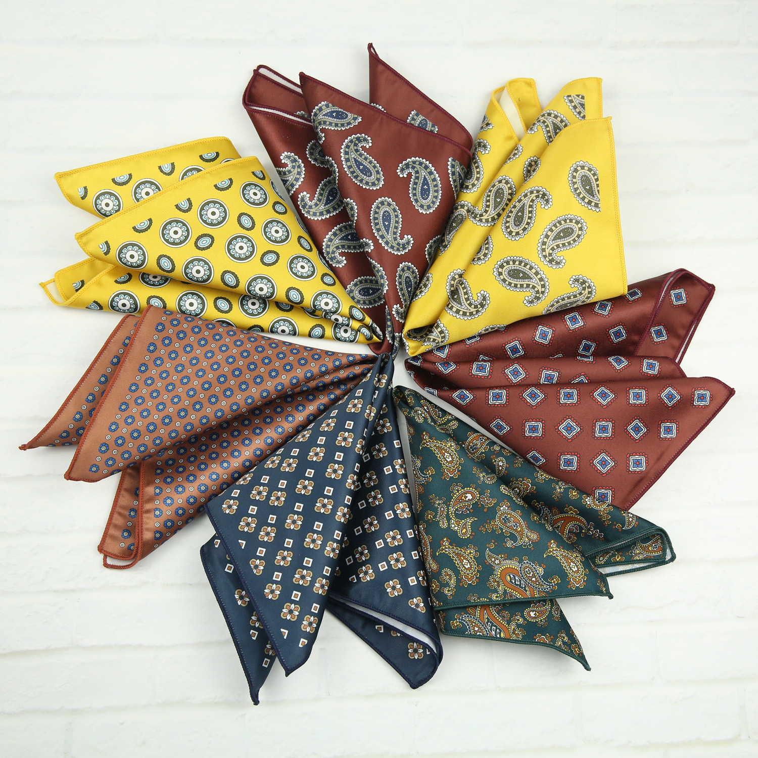 Pocket Square Set - 2026 Oversized Silky Pocket Square For