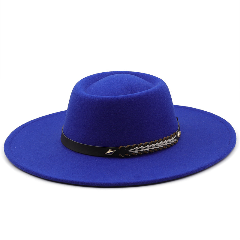 Men'S Formal Ethnic Wear - Classic Felt Wide Brim Panama Hat