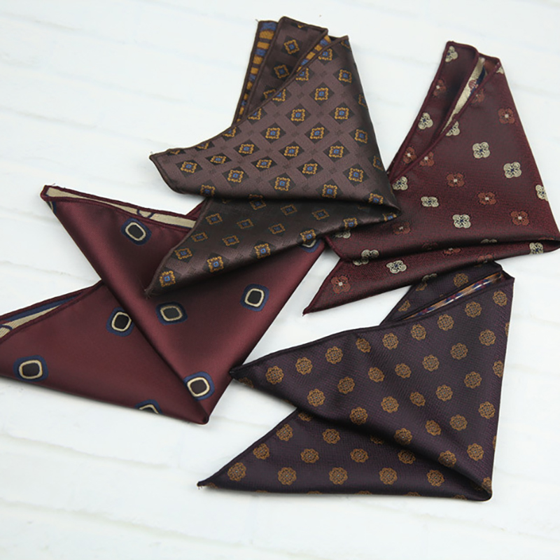 23cm Elegant Polyester Navy Bl - Pocket Square Set recension och pris