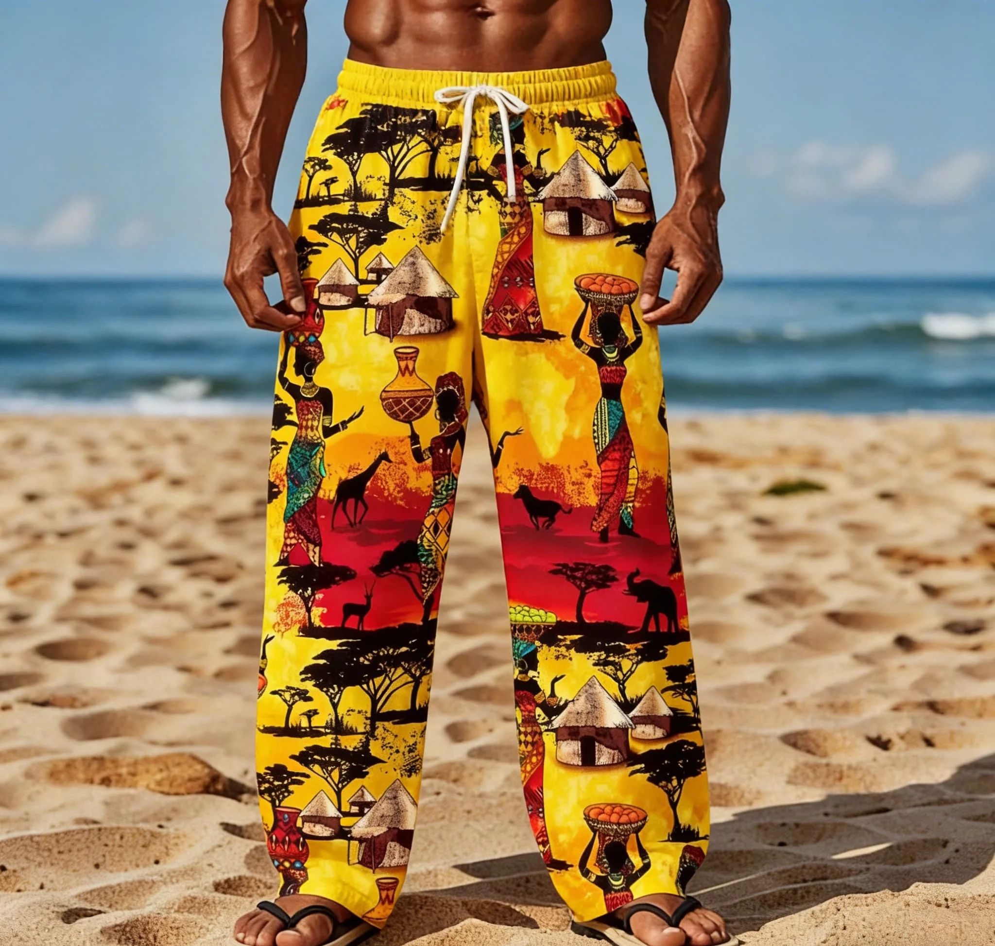 2026 Men's Trousers Summer Bea - Men'S Formal Beach Wear recension och pris