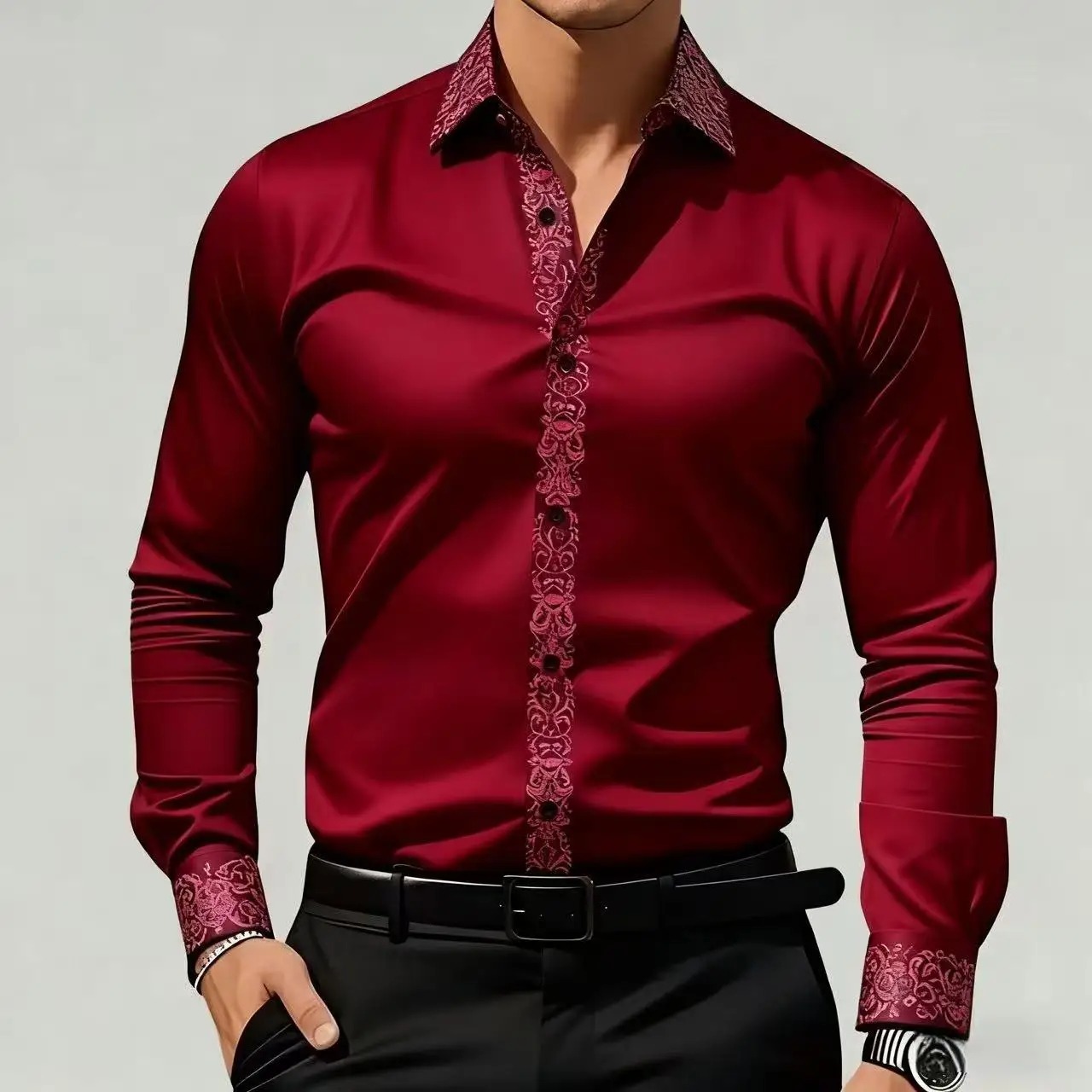 Men's Ethnic Style Printed Shi - Men'S Formal Ethnic Wear recension och pris