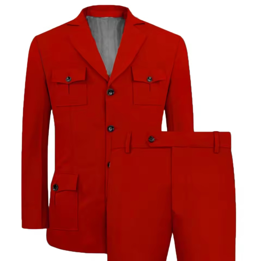 Men's Suits Jakcet Casual Khak - Khaki Formal Wear Men recension och pris