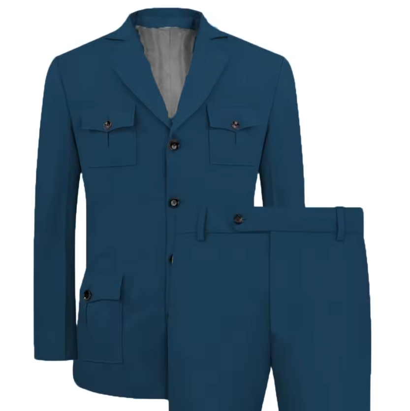 Men's Suits Jakcet Casual Khak - Khaki Formal Wear Men recension och pris