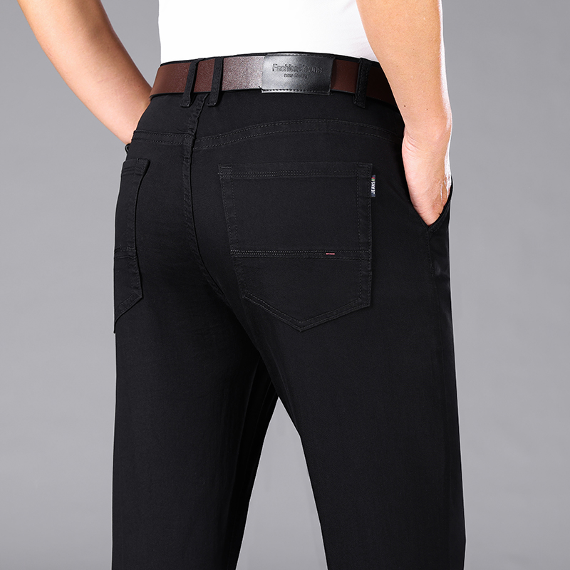 Pure Black Jeans Men's Summer  - Men Formal Wear With Jeans recension och pris