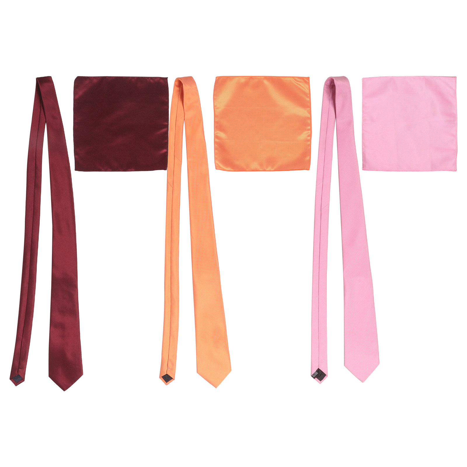 Solid Color Men Necktie Pocket - Pocket Square Set recension och pris