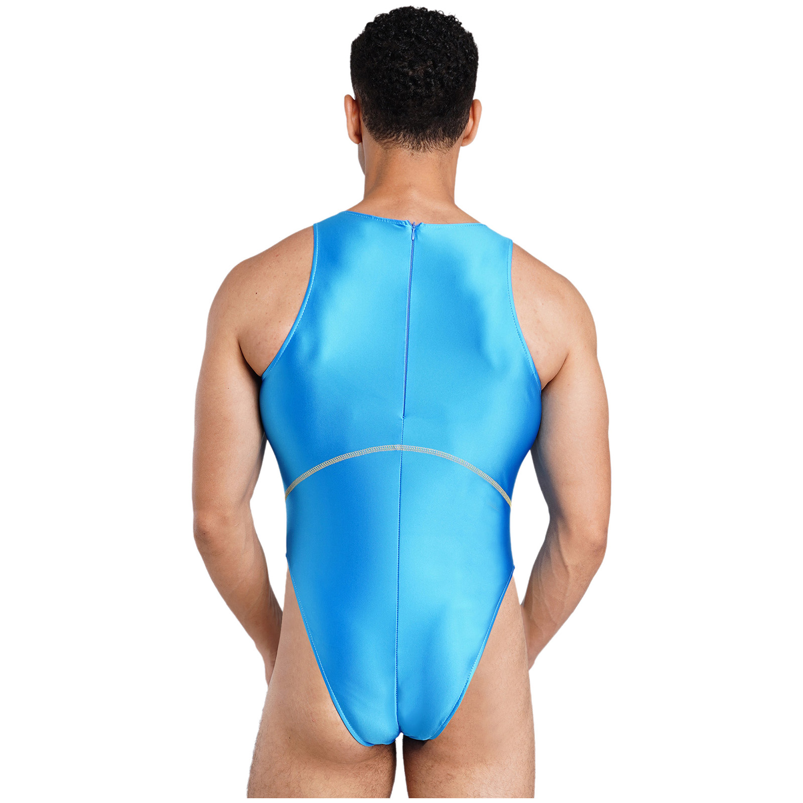 Men One Piece Oil-shiny Bathin - Men'S Formal Beach Wear recension och pris