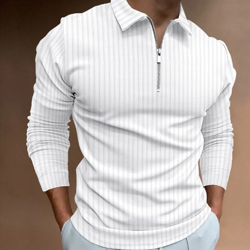 Men's Spring and Autumn Long-s - Men'S Polo Formal Wear recension och pris