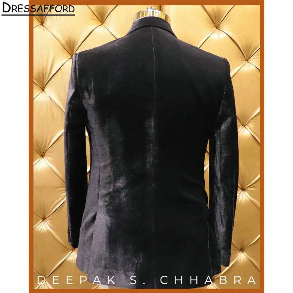 Black Velvet Formal Wedding Su - Men'S Formal Wear No Suit recension och pris