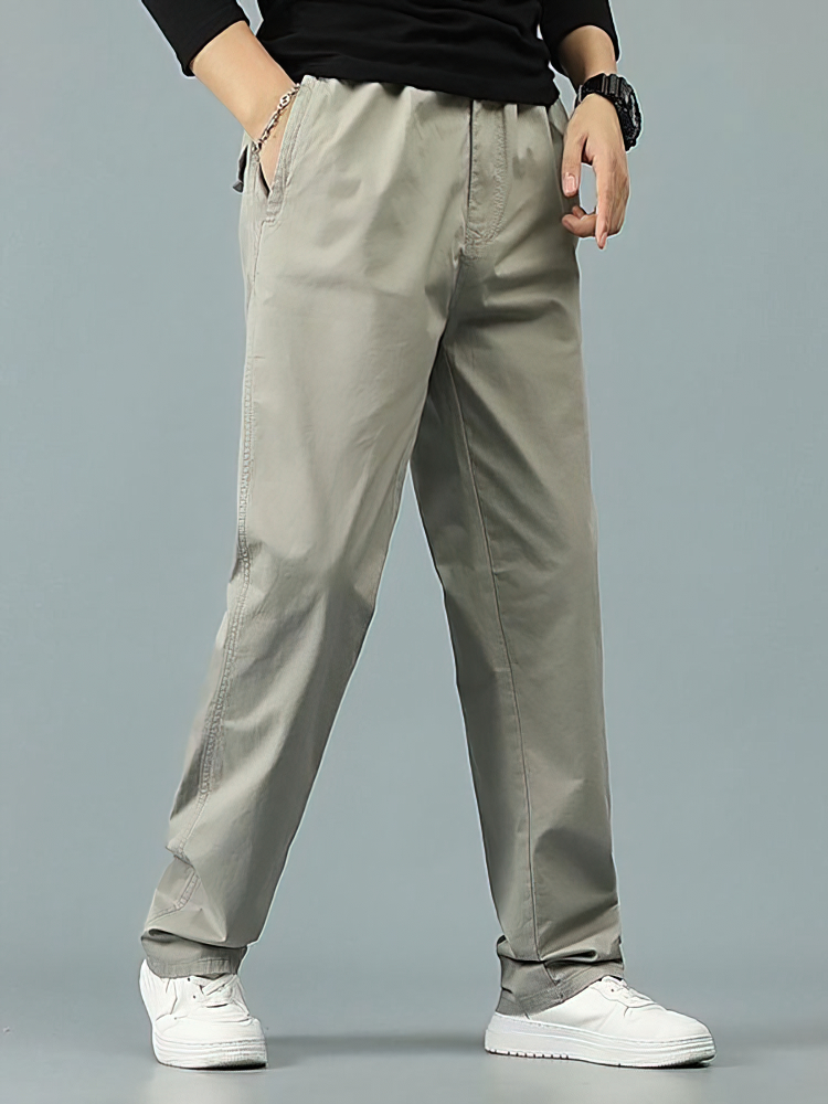 100% Cotton Straight Casual Pa - Men Formal Wear In Summer recension och pris
