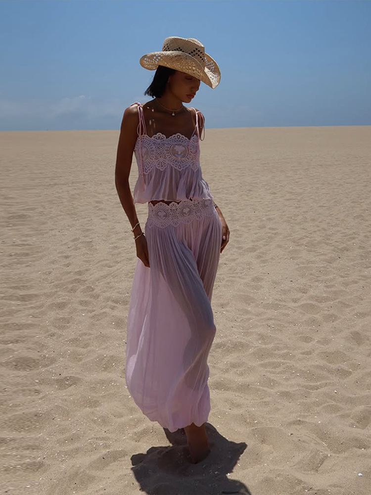 Beach Lace Hollow Out Women's  - Men'S Formal Beach Wear recension och pris