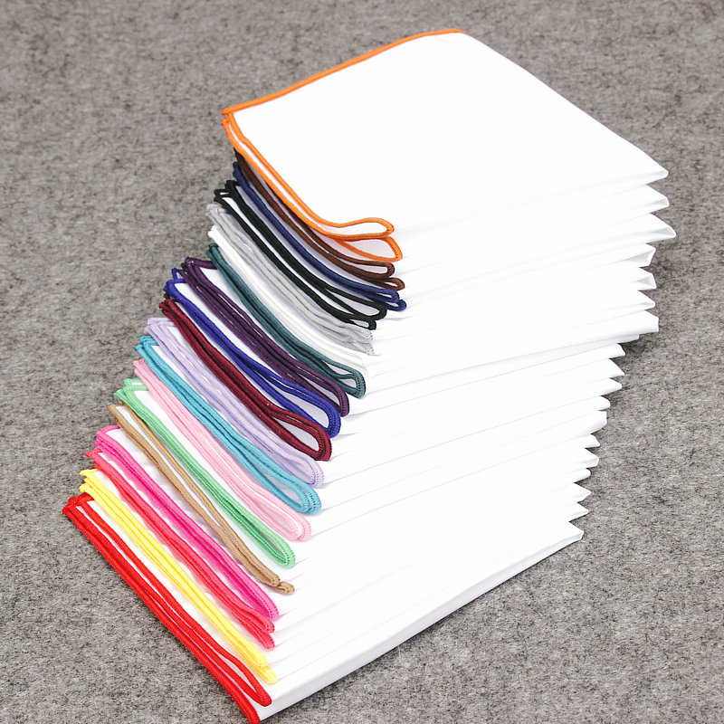 2018 Fashion Mens Cotton White - Pocket Square Set recension och pris