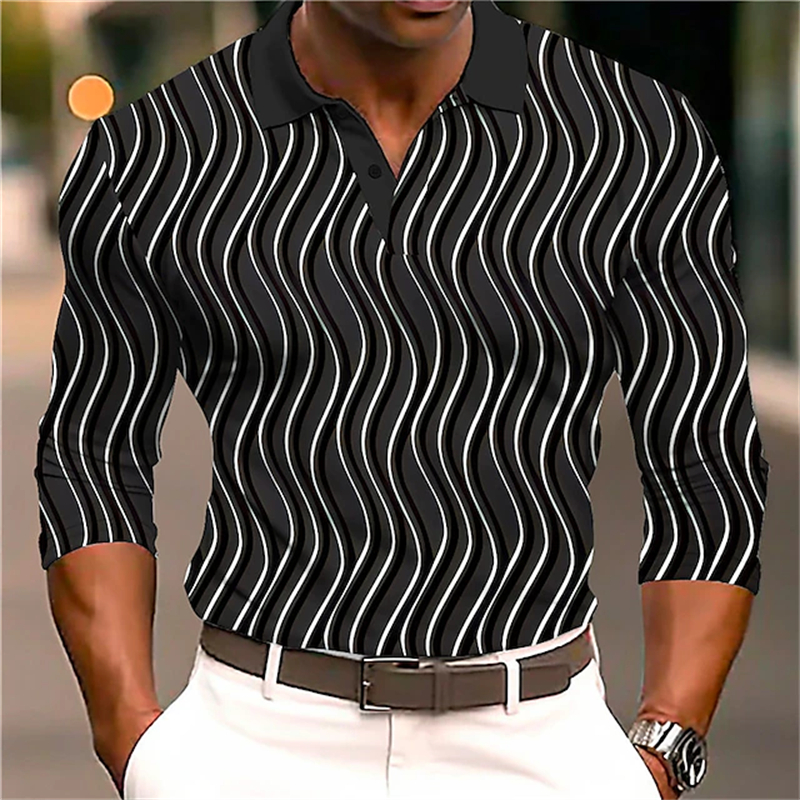 Men's  Long Sleeve Polo Shirt  - Men'S Polo Formal Wear recension och pris