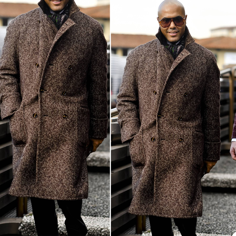 Winter Warm Thick Tweed Men's  - Men'S Formal Wear No Suit recension och pris