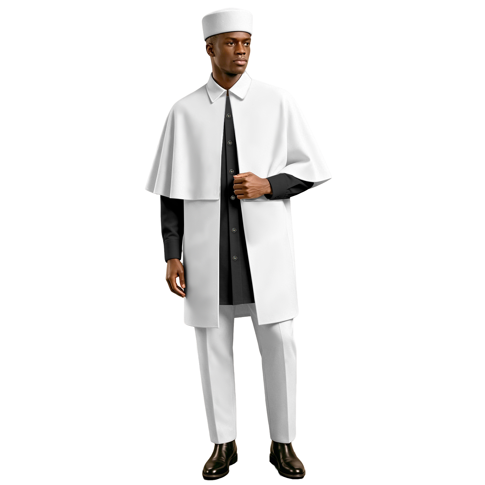 Men African 4 Piece Cape Outfi - Men'S Formal Ethnic Wear recension och pris