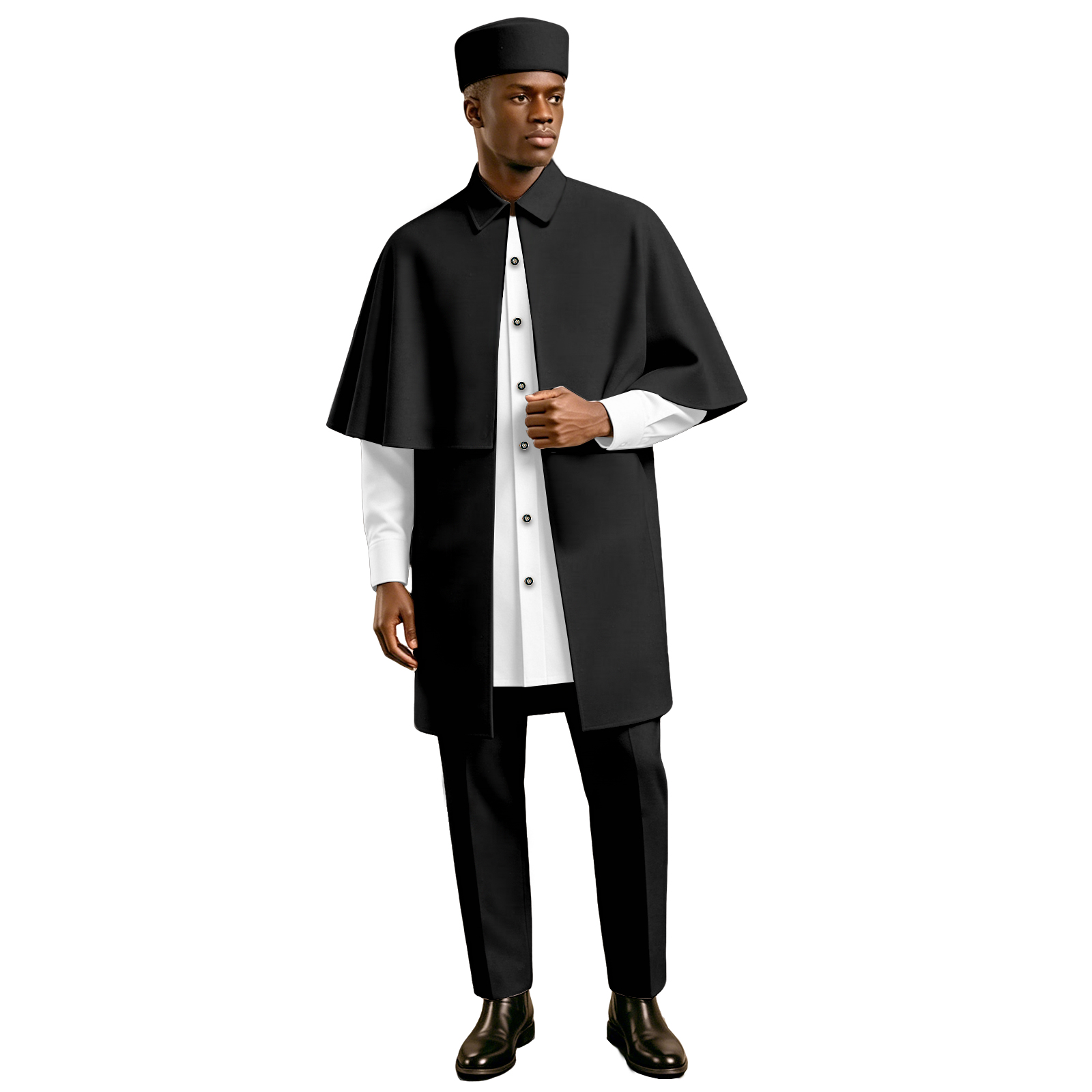 Men African 4 Piece Cape Outfi - Men'S Formal Ethnic Wear recension och pris