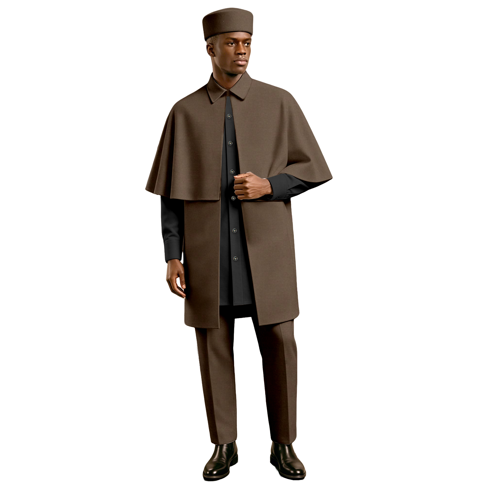 Men African 4 Piece Cape Outfi - Men'S Formal Ethnic Wear recension och pris