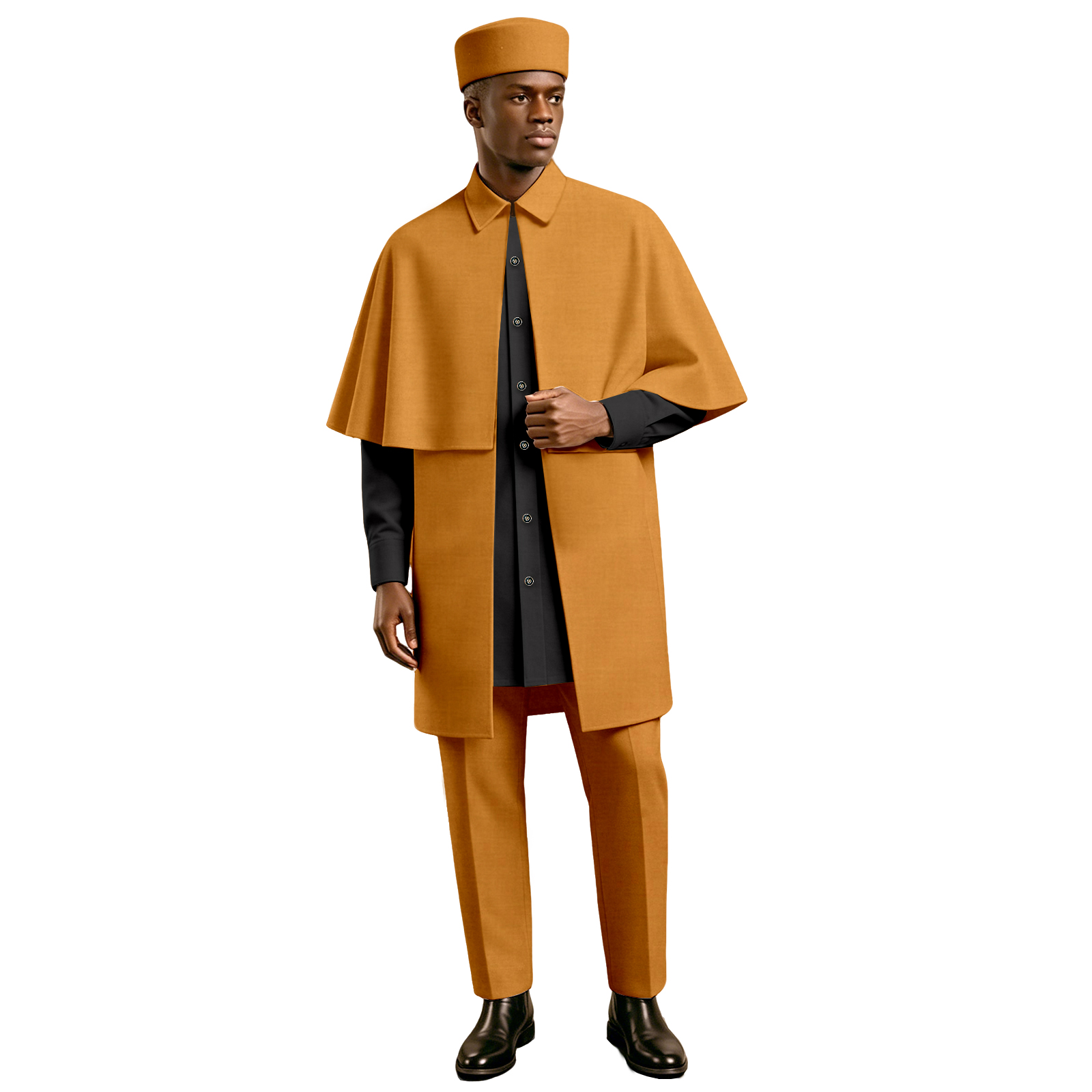 Men African 4 Piece Cape Outfi - Men'S Formal Ethnic Wear recension och pris