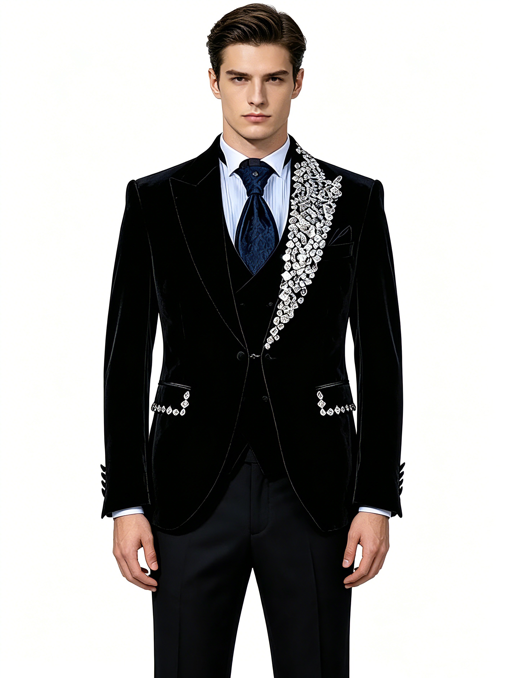 Formal Wedding Tuxedos Velvet  - Men'S Formal Wear No Suit recension och pris