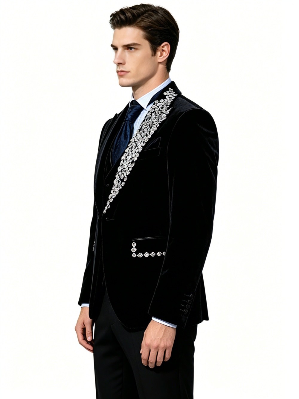 Formal Wedding Tuxedos Velvet  - Men'S Formal Wear No Suit recension och pris
