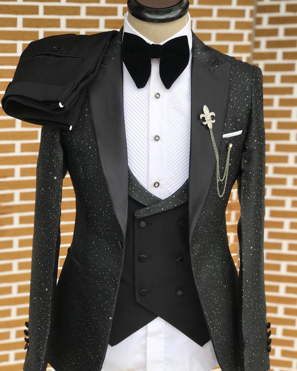 Classic Wedding Men Suits Spra - Men'S Formal Wear No Suit recension och pris