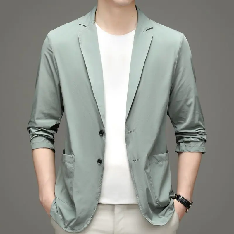 New Summer Men Thin Blazers Bu - Men Formal Wear In Summer recension och pris