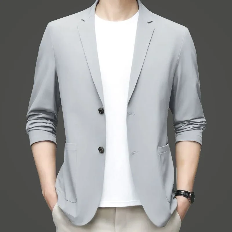 New Summer Men Thin Blazers Bu - Men Formal Wear In Summer recension och pris