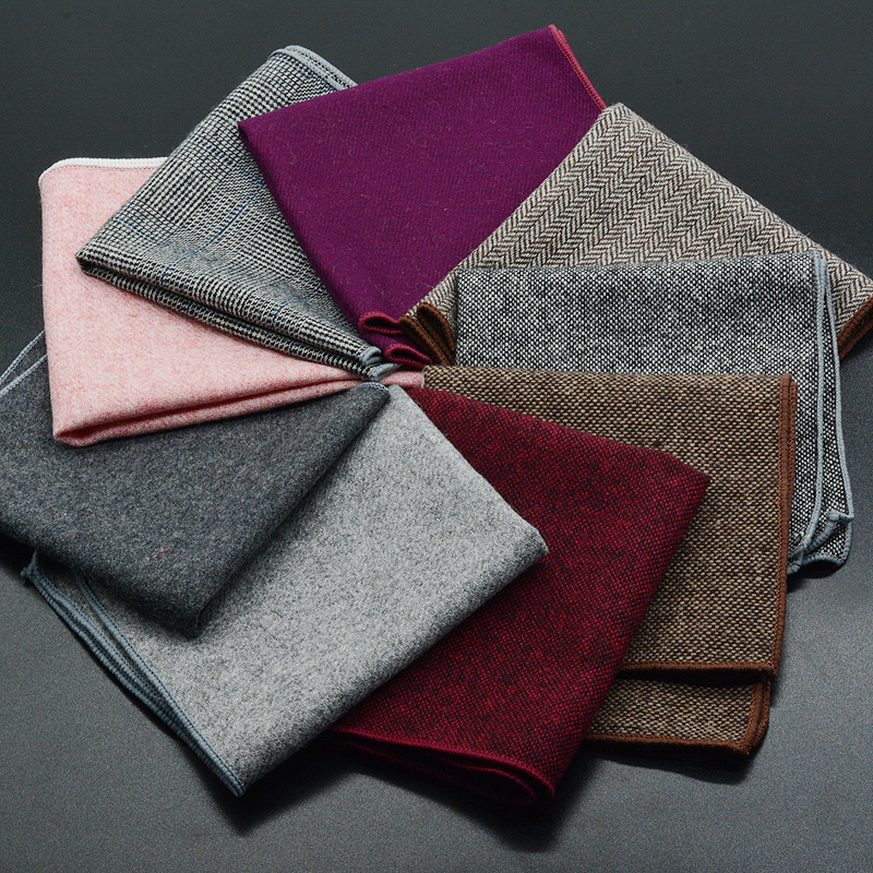 Classic Wool Pocket Square 25C - Pocket Square Set recension och pris