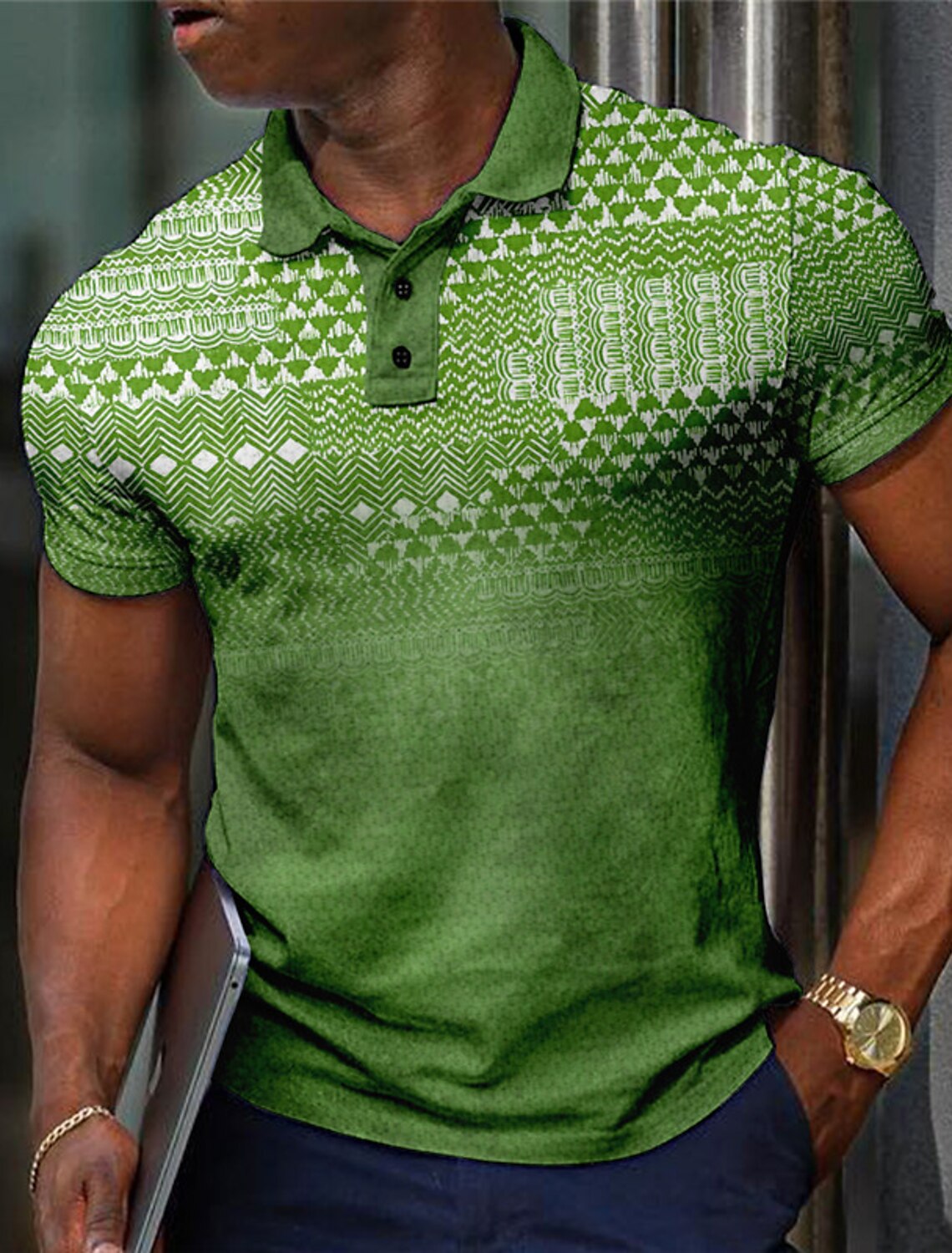 Fashion Men's Plaid Polo Shirt - Men'S Polo Formal Wear recension och pris