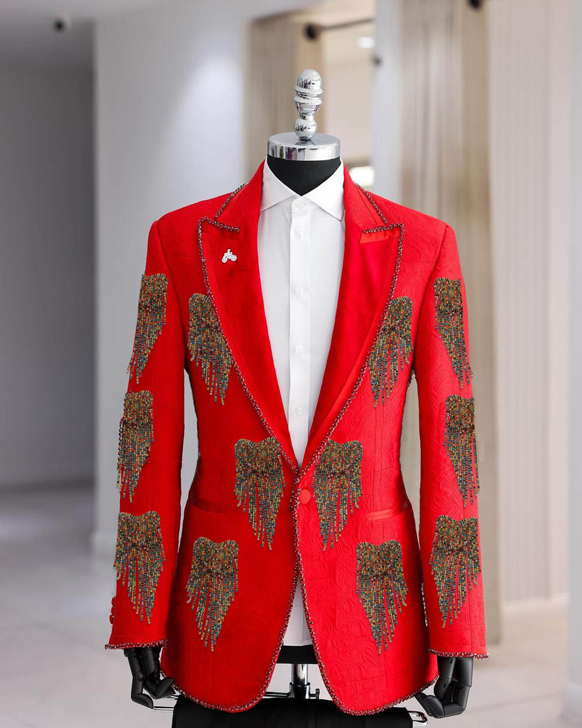 Fashion Wedding Men Suit Cryst - Men'S Formal Wear No Suit recension och pris