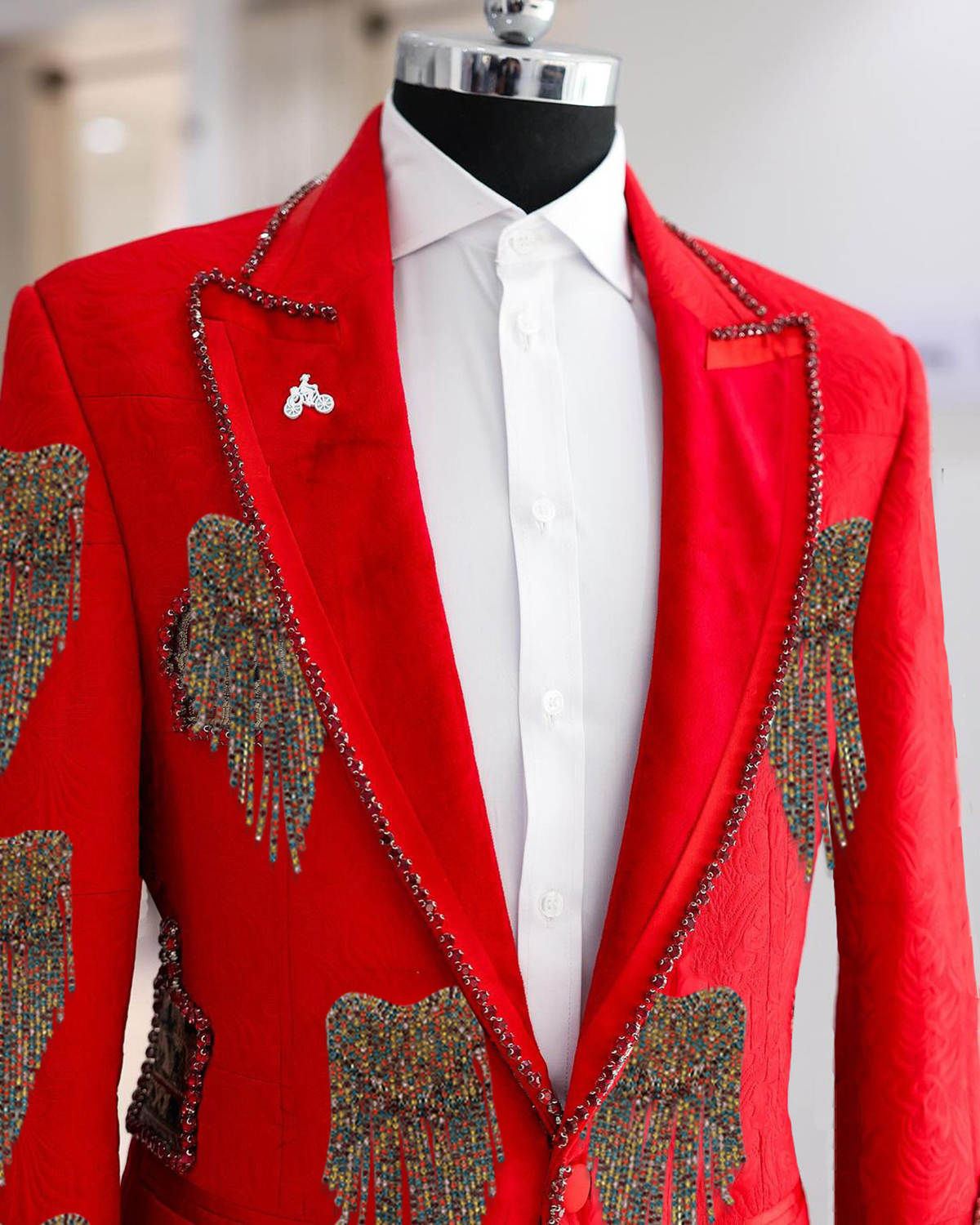 Fashion Wedding Men Suit Cryst - Men'S Formal Wear No Suit recension och pris