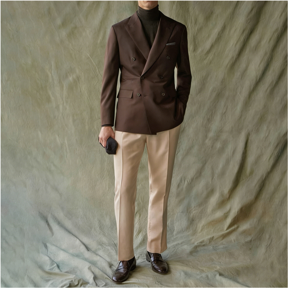 Elegant Suits For Men Wedding  - Khaki Formal Wear Men recension och pris