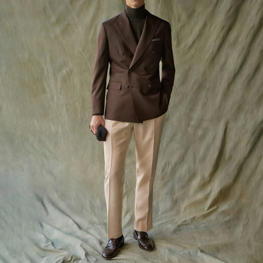 Elegant Suits For Men Wedding  - Khaki Formal Wear Men recension och pris