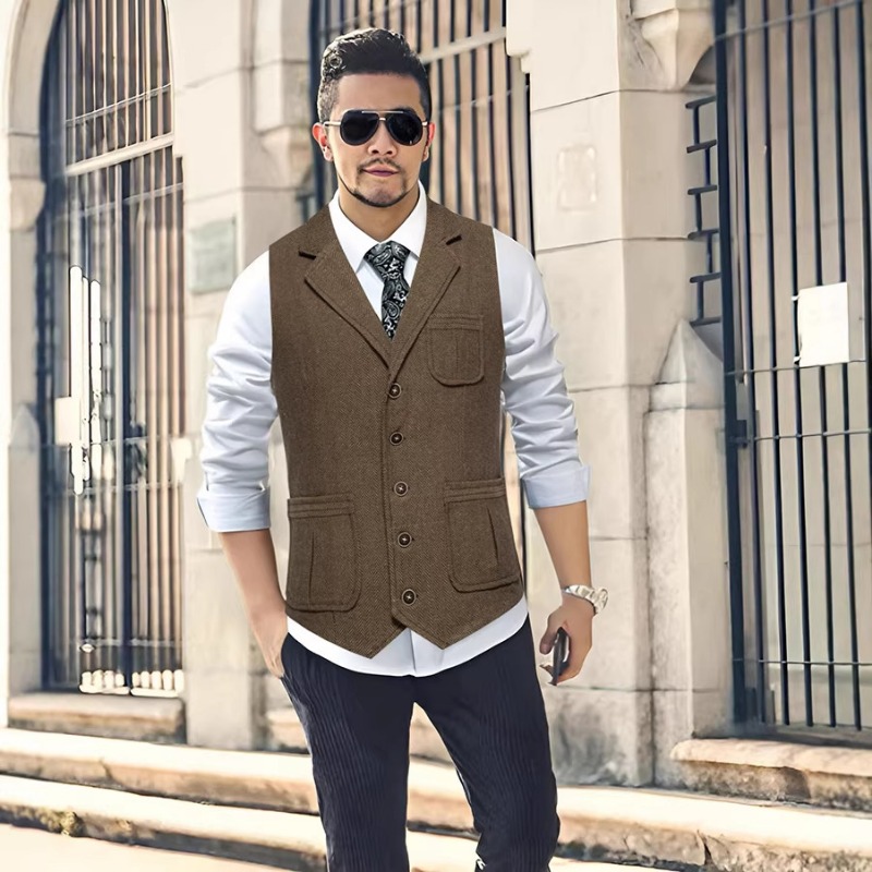 Men's Herringbone Tweed Suit V - Men'S Formal Wear No Suit recension och pris