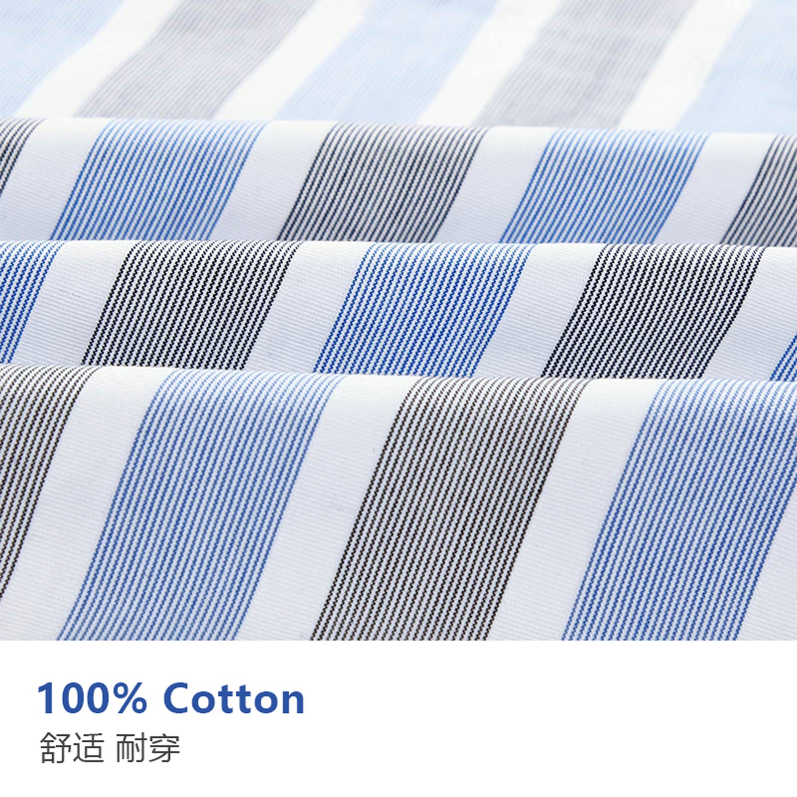 Men's 100% Cotton Striped Shir - Men Formal Wear Brands recension och pris