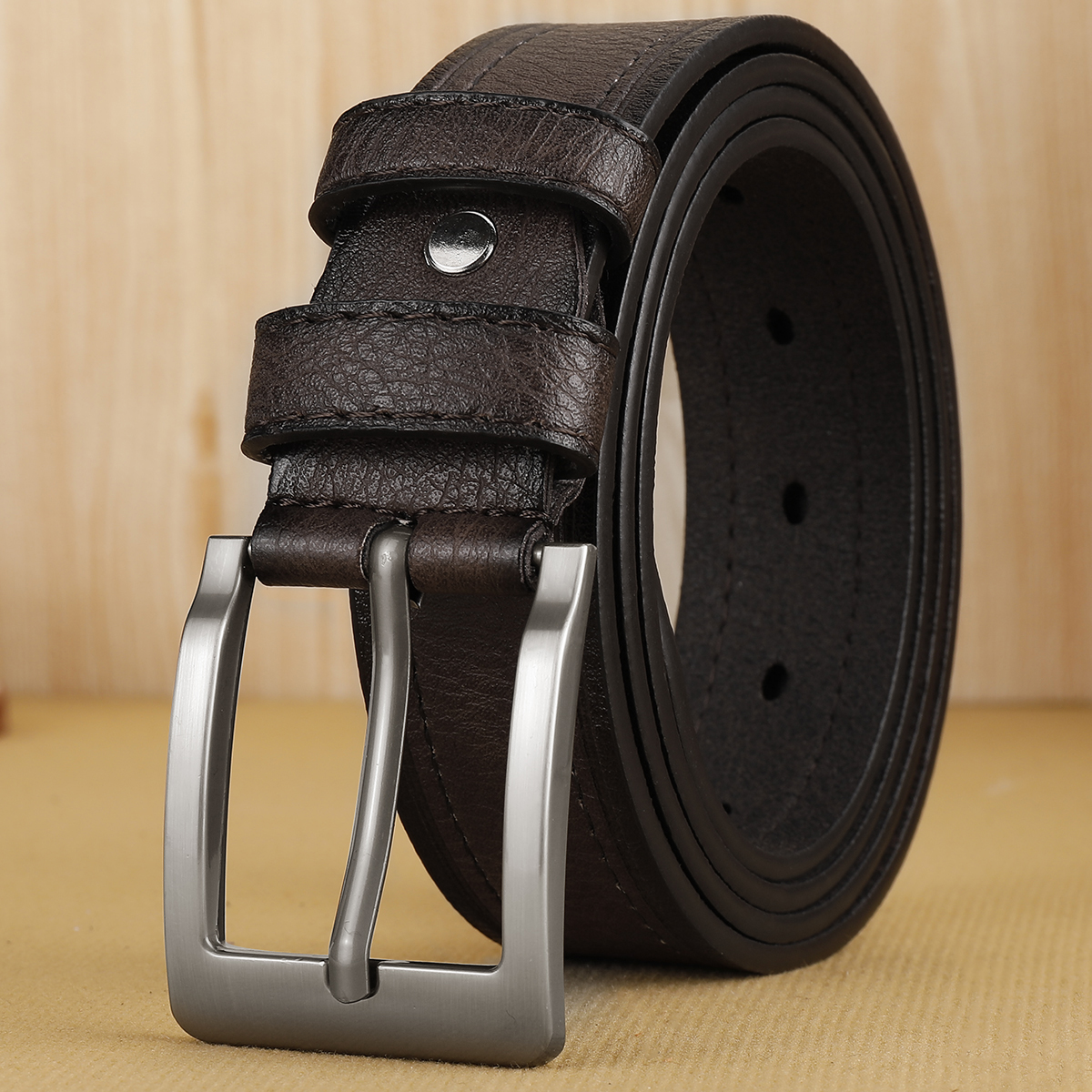 Men's needle buckle belt, retr - Men Formal Wear With Jeans recension och pris