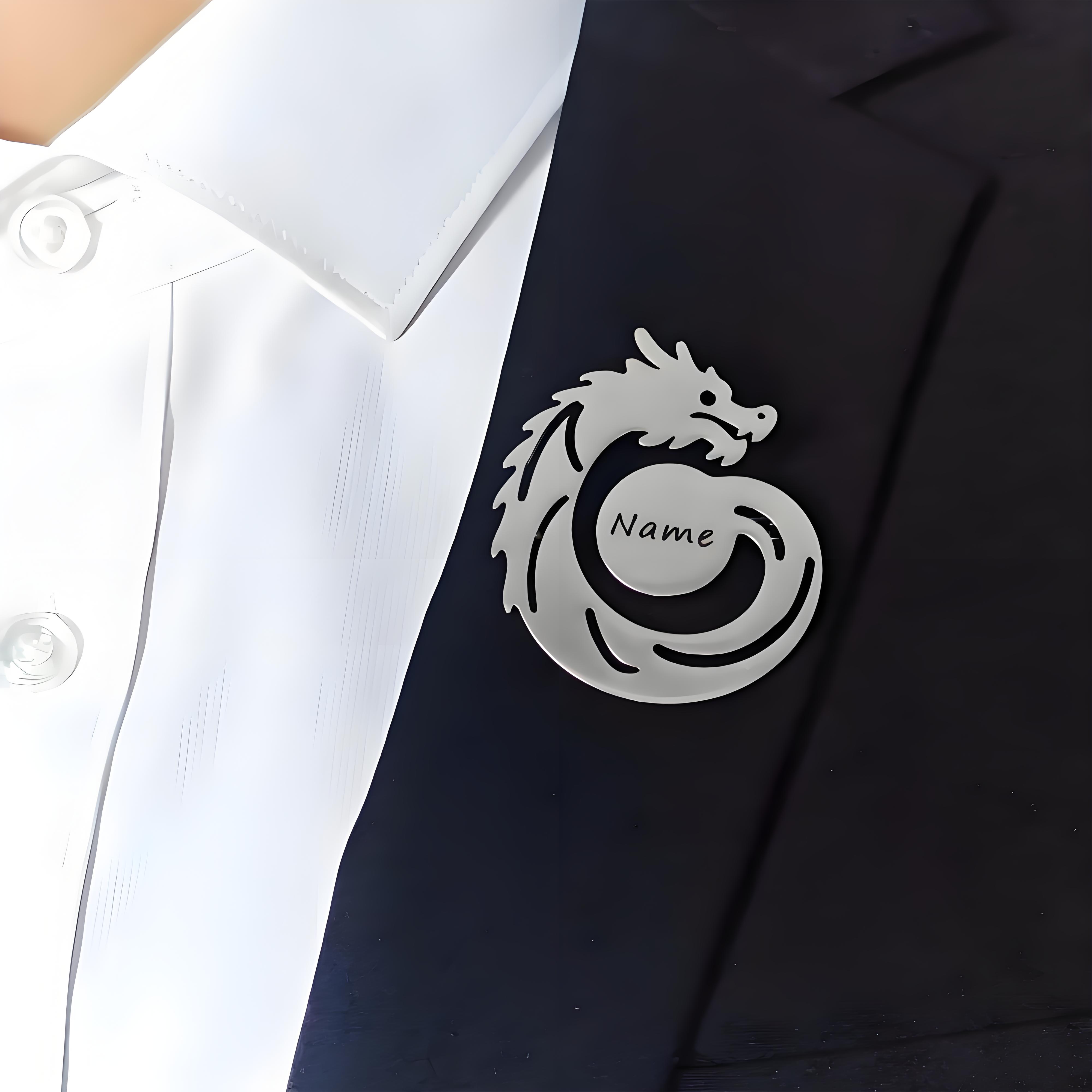 Custom Name Dragon Brooch, Per - Men'S Formal Ethnic Wear recension och pris