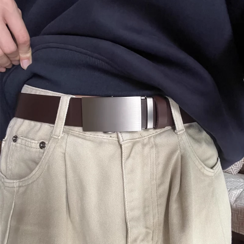 Genuine Leather Belt for Men,  - Men Formal Wear With Jeans recension och pris