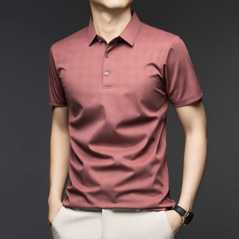 Mens Business Polo Shirt Short - Men'S Polo Formal Wear recension och pris