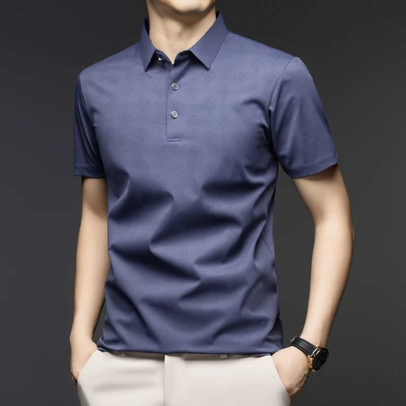 Mens Business Polo Shirt Short - Men'S Polo Formal Wear recension och pris