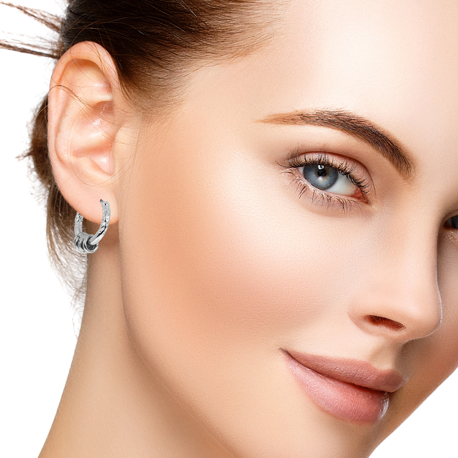Thick Hoop Earrings for Women  - Men'S Formal Ethnic Wear recension och pris