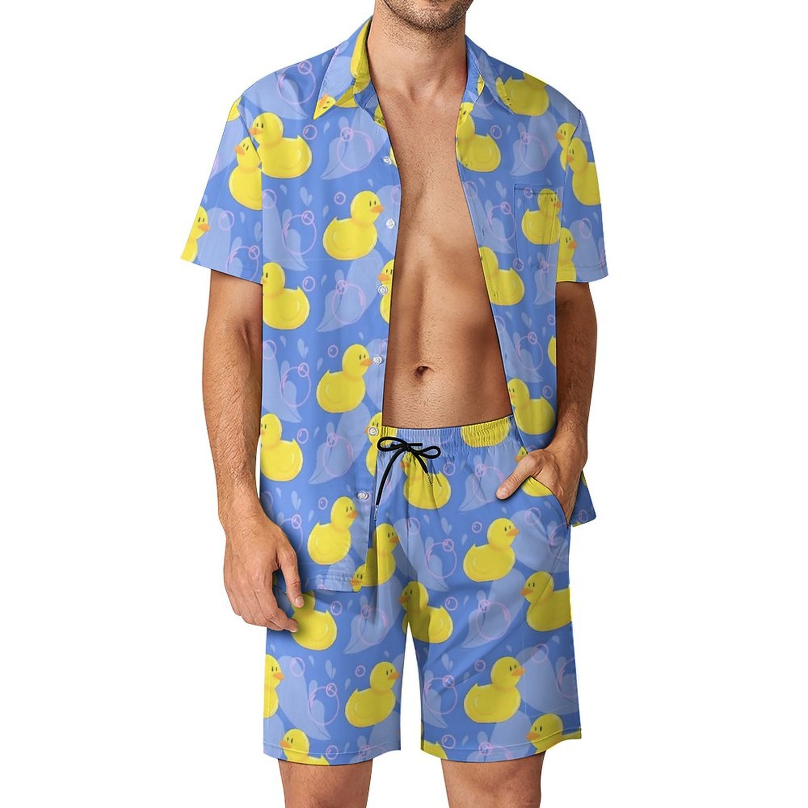 Summer Yellow Rubber Duck 3D P - Men'S Formal Beach Wear recension och pris