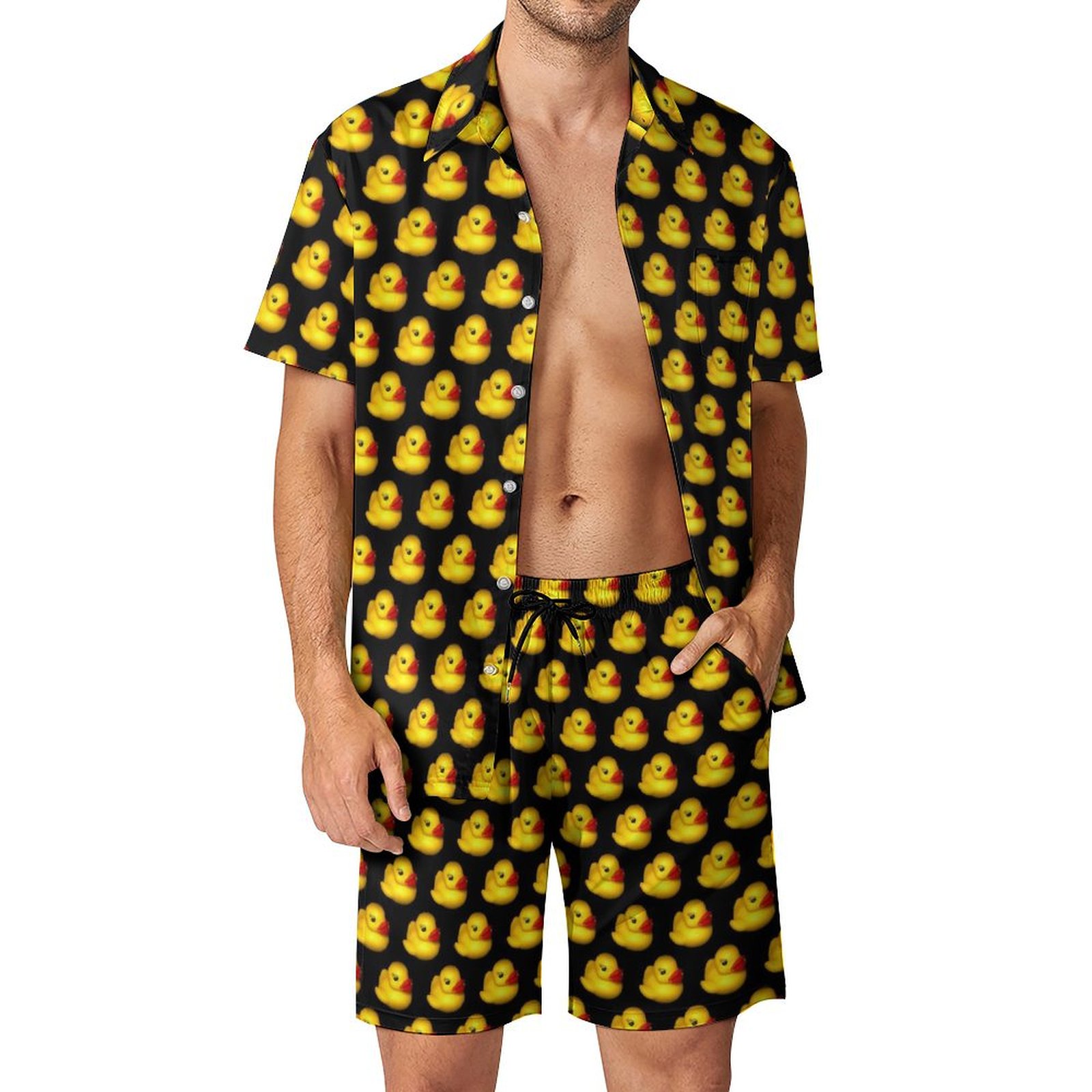 Summer Yellow Rubber Duck 3D P - Men'S Formal Beach Wear recension och pris