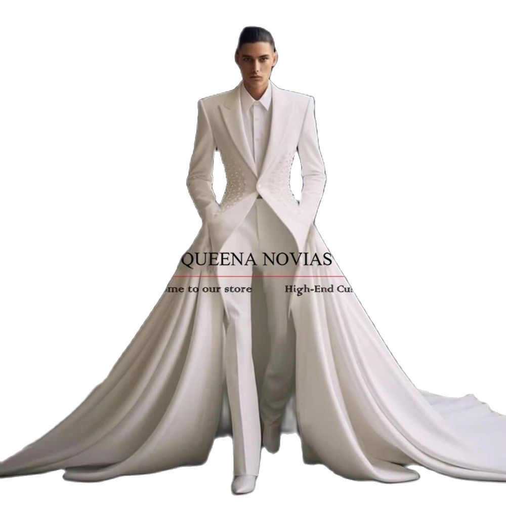 Elegant Pearls Men Suits With  - Men'S Formal Wear No Suit recension och pris