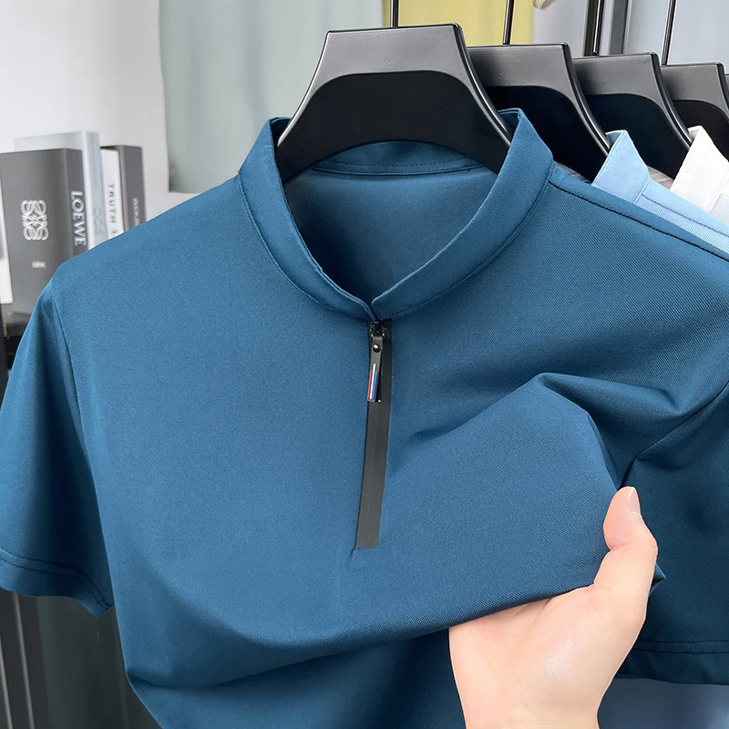 Mens Business Formal Half Zip  - Men'S Polo Formal Wear recension och pris