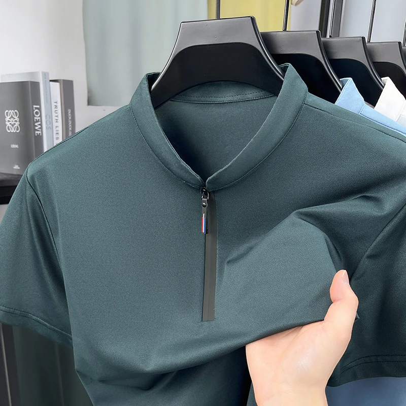 Mens Business Formal Half Zip  - Men'S Polo Formal Wear recension och pris